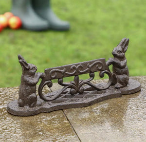 Cast Iron Boot Jack Wellies Mud Cleaner • Choice of 9 Designs