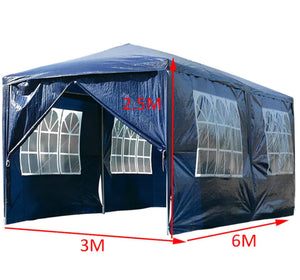 3x6 Metre Gazebo Marquee Waterproof Garden Party Shade Tent Large Outdoor Pavilion