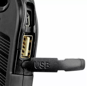Portable Solar Power Bank Charger Bank Dual USB LED Torch 5000 mAh