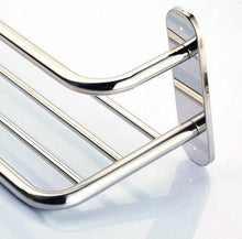 Load image into Gallery viewer, 60cm Bathroom Towel Rail Lightweight Stainless Steel