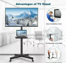 Load image into Gallery viewer, Universal Floor TV Stand with 3 Shelves Bracket for 23-60 inch Plasma LCD TV