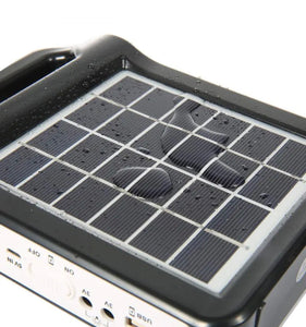 Solar Panel Power System Kit Generator With LED Light