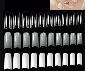 500 Artificial French False Acrylic Nail Art Tips