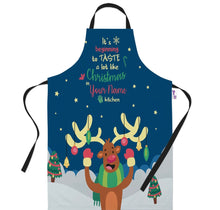 Load image into Gallery viewer, Christmas Apron Personalised - Cooking Baking Gift - Add your own Text!