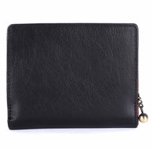 Load image into Gallery viewer, Ladies RFID Blocking Genuine Leather Clutch Wallet with Side Zipped Coin Pouch