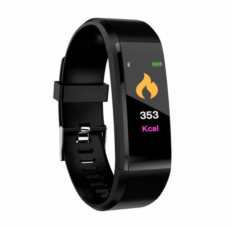 Sports Fitness Tracker Watch Heart Rate Blood Pressure Monitor
