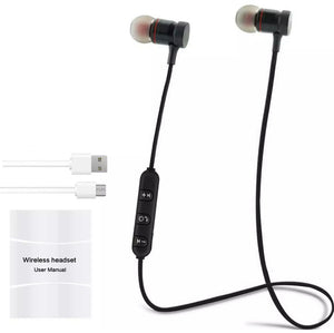 Bluetooth Wireless Earphones Sports In-Ear 4.2 Stereo Headphones Mic Headsets