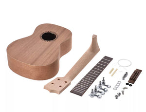 26in Tenor Ukelele Guitar DIY Kit Sapele Wood Body