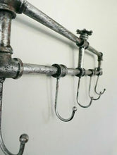 Load image into Gallery viewer, Vintage Style Industrial Wall Mounted Coat Hooks Rack Pegs Towel Rail Bathroom