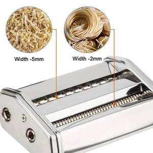 Stainless Steel 4in1 Pasta Machine Maker Roller Spaghetti Lasagne Noodle Ravioli