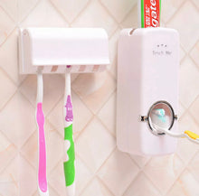 Load image into Gallery viewer, Automatic Toothpaste Dispenser and Toothbrush Holder