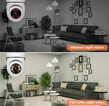 Load image into Gallery viewer, WiFi IP Security Camera E27 Lightbulb Wireless 1080P HD