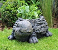 Load image into Gallery viewer, Garden Ornament Plant Pot Planter Tortoise