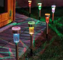 Load image into Gallery viewer, 10 x Solar Powered Colour Changing Garden Lights • NEW valu2U • FREE DELIVERY