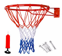 Load image into Gallery viewer, 45CM Standard Wall Mounted Basketball Hoop Cylinder &amp; Net