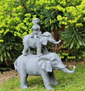 Garden Ornament Elephant Outdoor Monkey Indoor Statue Sculpture