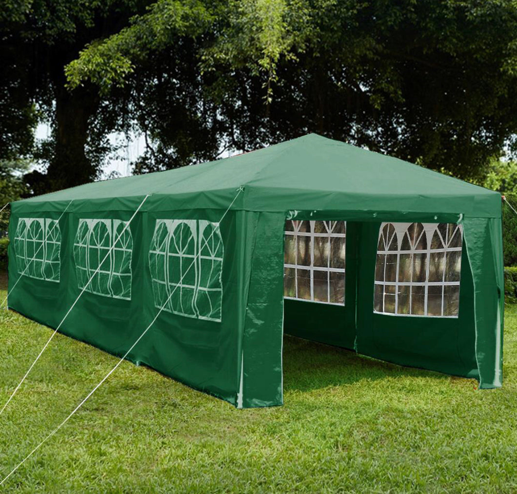 3x9 Metre Gazebo Marquee Waterproof Garden Party Shade Tent Large Outdoor Pavilion
