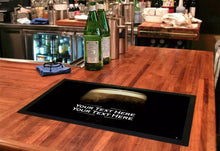 Load image into Gallery viewer, Personalised Bar Runner Mat Novelty Beer Gift for Home Pub - Add Your Text