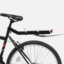 Load image into Gallery viewer, ALUMINIUM REAR BICYCLE CARGO BAG RACK WITH REFLECTOR &amp; MUDGUARD
