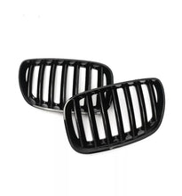 Load image into Gallery viewer, Pair Front Kidney Grill Grille Gloss Black For BMW X5 E53 Facelift 04-06