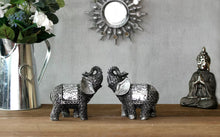 Load image into Gallery viewer, 2 x Resin Elephants Ornament