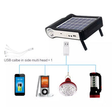 Load image into Gallery viewer, Solar Panel Power System Kit Generator With LED Light