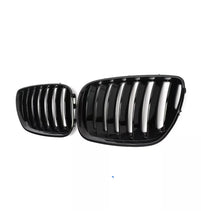 Load image into Gallery viewer, Pair Front Kidney Grill Grille Gloss Black For BMW X5 E53 Facelift 04-06