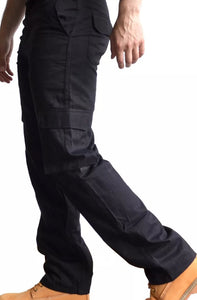Mens Cargo Combat Casual Work Trousers Pants 6 Pocket Design All Sizes