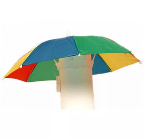 Umbrella Hat Novelty Adult Costume Hat Ladies Mens Multi Colour Hat