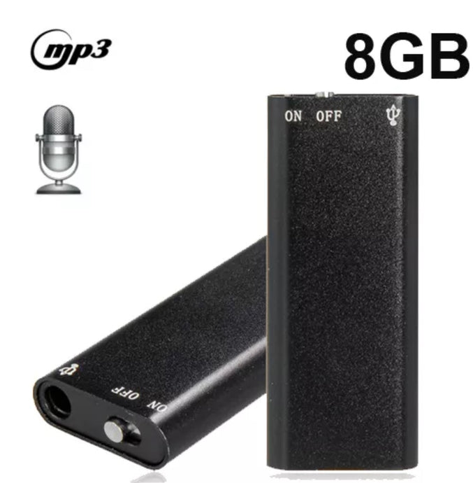 8GB / 96 Hour Mini Audio Sound / Voice Recorder Sensitive Microphone