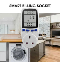 Load image into Gallery viewer, Plug in Electricity Power Consumption Meter Energy Monitor Watt Kwh