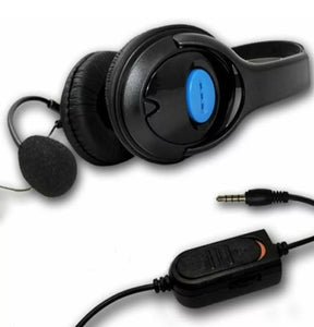 Pro Gaming Headset Padded Headphones Wired Mic Volume Control