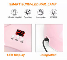 Load image into Gallery viewer, LED UV Nail Polish Dryer Lamp Gel Acrylic Curing Light Spa Tool