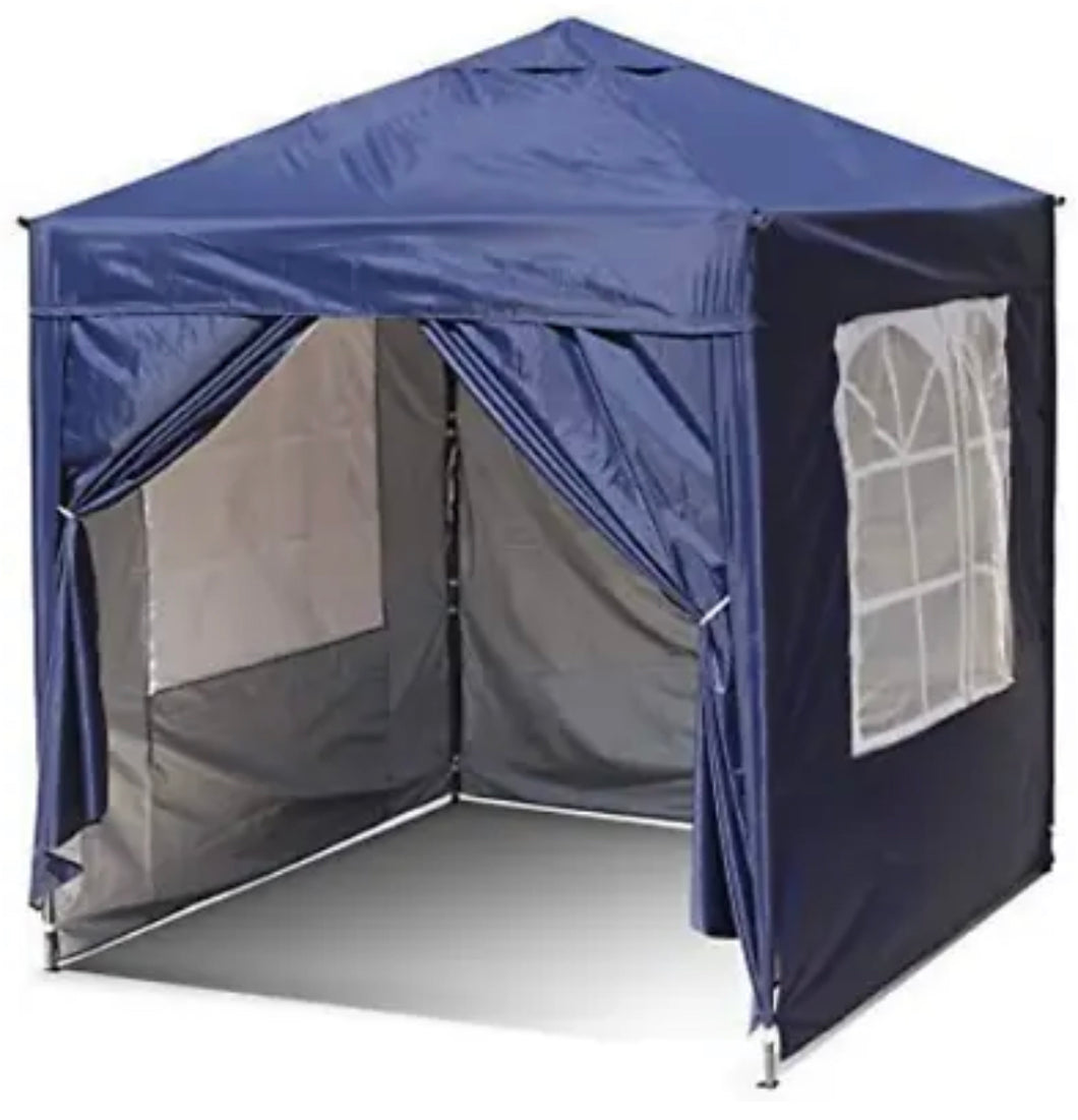 2x2 Metre Pop Up Gazebo / Marquee with 4 Side Panels Waterproof Heavy Duty