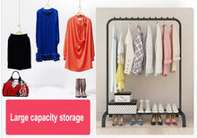 Load image into Gallery viewer, Clothes Rail Rack with Shoe Shelf