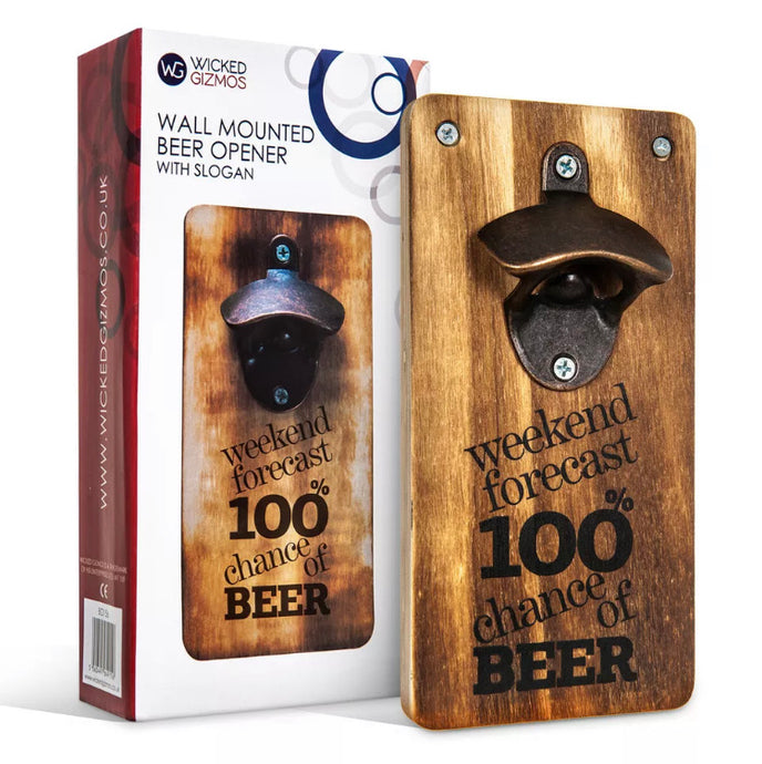 Beer Bottle Opener Wall Mounted Iron Cap