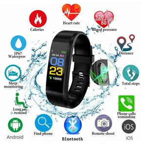 Smart Watch Sports Fitness Tracker Watch Heart Rate