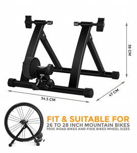 Indoor Exercise Bike Trainer Stand Portable Magnetic 6 Level Resistance Training