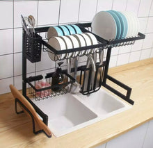 Load image into Gallery viewer, Over Sink Kitchen Shelf Organiser Dish Drainer Drying Rack•2 Sizes