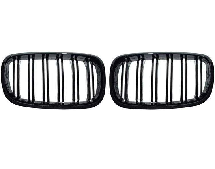Gloss Black Kidney Grills Grill For BMW X5 E70 X6 E71 2007-2013