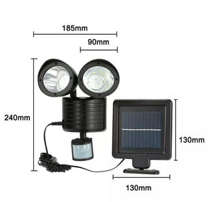New 22 LED Security Detector Solar Spot Light Motion Sensor Outdoor Floodlight Lamp