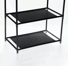 Load image into Gallery viewer, 5 Tier Clothes Rail Coat Rack Hanging Garment Display Stand Shoe Storage Shelf
