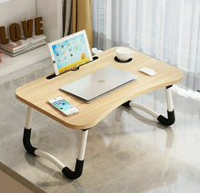 Load image into Gallery viewer, Folding Laptop Tablet Bed Tray Table Portable Desk