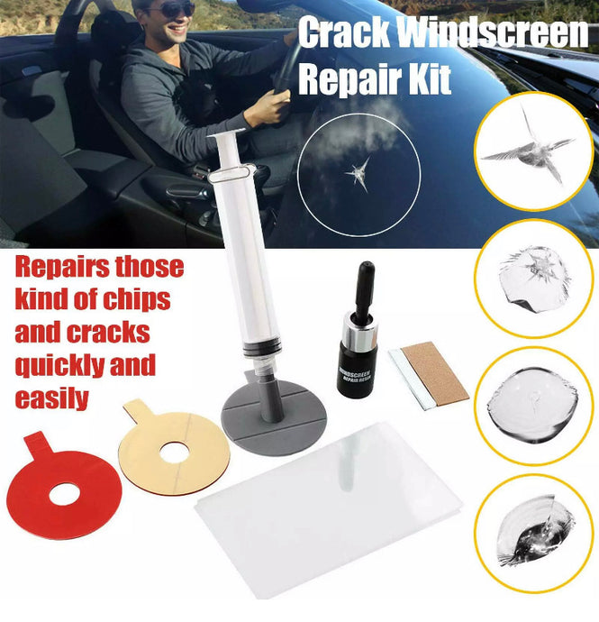 Car Glass Windscreen Window Screen Chip Polishing Scratches Repair DIY Kit