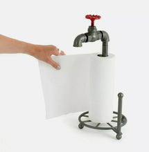 Load image into Gallery viewer, Retro Vintage Water Tap Kitchen Roll or Toilet Roll Holder