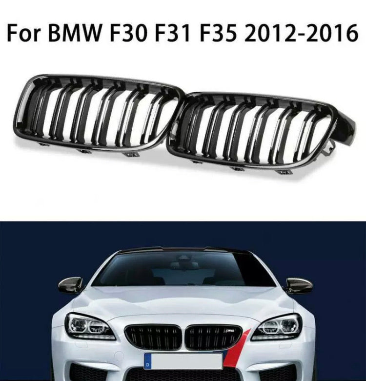 BMW F30 F31 Gloss Black Grilles