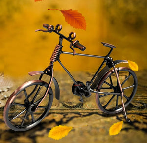 Bicycle Model Retro Style Home Decor Display Gift Iron Art