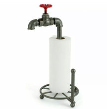 Load image into Gallery viewer, Retro Vintage Water Tap Kitchen Roll or Toilet Roll Holder