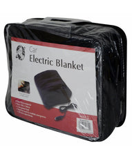 Load image into Gallery viewer, Car Electric Heated Blanket 12V Large Fleece Cozy Van Truck Throw Travel Black