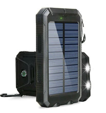 Load image into Gallery viewer, Portable Solar Power Bank Battery Charger 2USB LED Torch